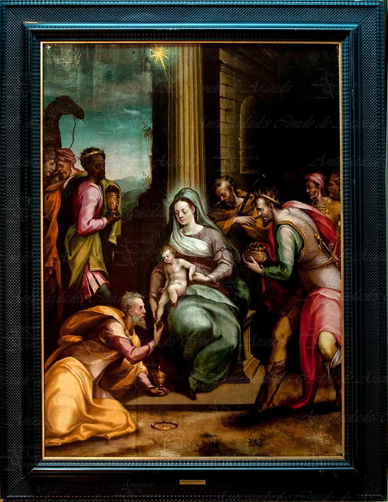 ADORACION DE LOS REYES - GIROLAMO LUCENTI DE CORREGIO ADORACION DE LOS REYES - GIROLAMO LUCENTI DE CORREGIO