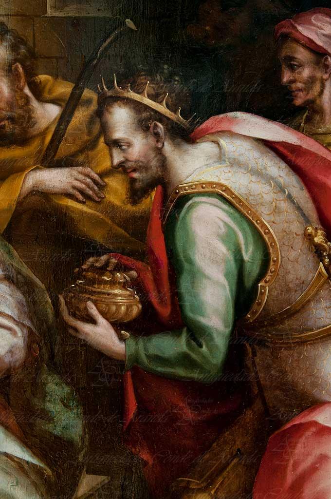 ADORACION DE LOS REYES - GIROLAMO LUCENTI DE CORREGIO
