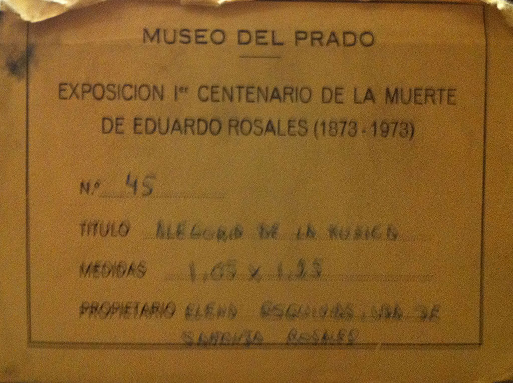 Alegoría de la Música<br> EDUARDO ROSALES - Imagen 4