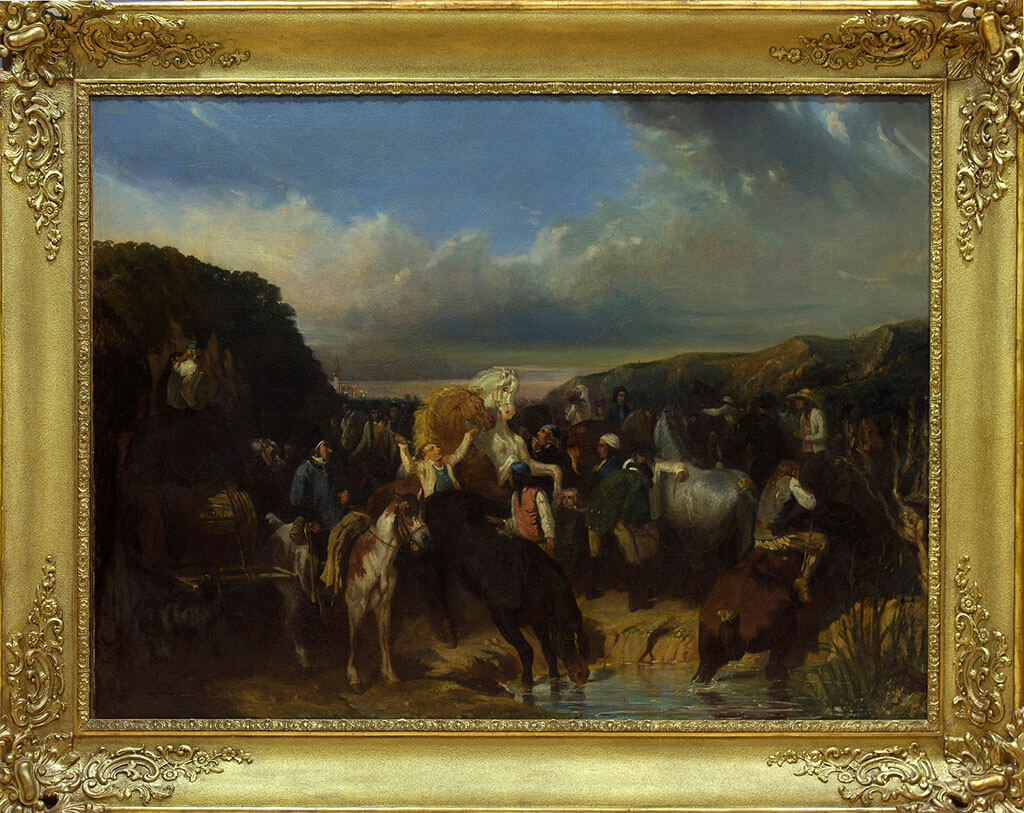 Descanso en el Camino<br> JEAN-ANTOINE DUCLAUX - Imagen 2