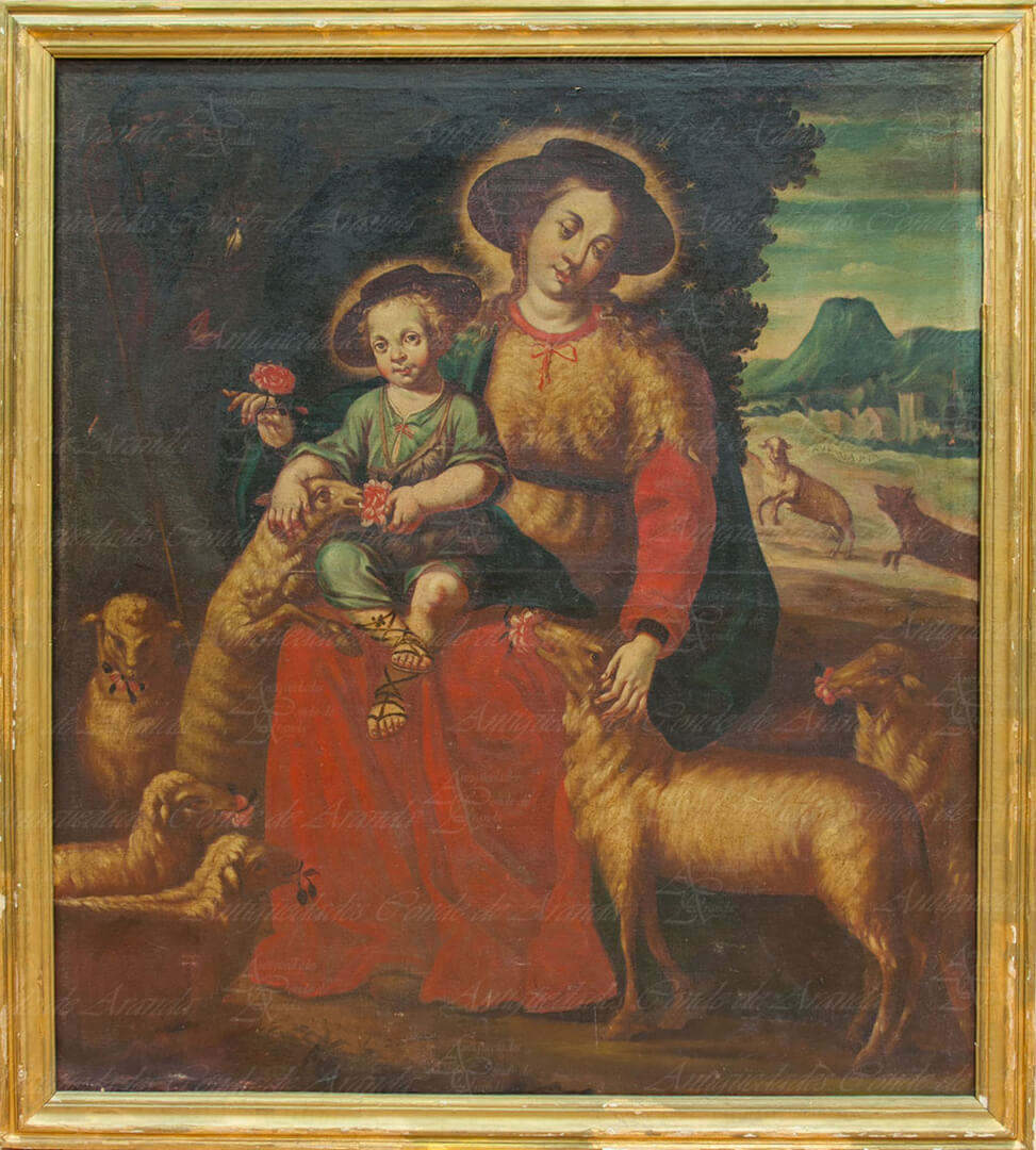 DIVINA PASTORA - ESCUELA COLONIAL