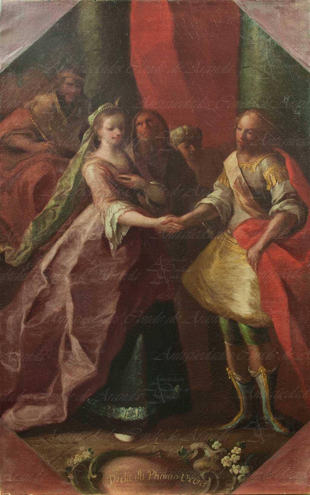 FARAON DANDO A ASENAT POR ESPOSA A JOSE - JOSE CAMARON BORONAT