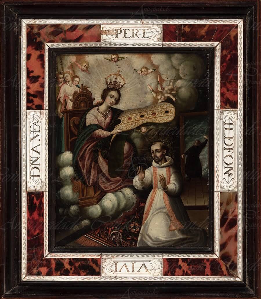 IMPOSICION CASULLA SAN IDELFONSO - ESCUELA COLONIAL