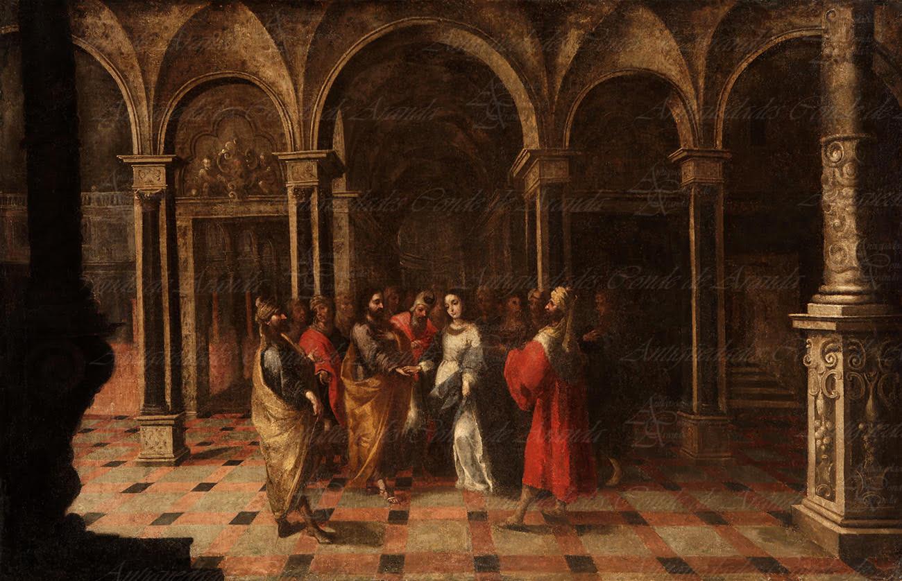 LOS DESPOSORIOS DE LA VIRGEN - MATIAS DE ARTEAGA Y ALFARO