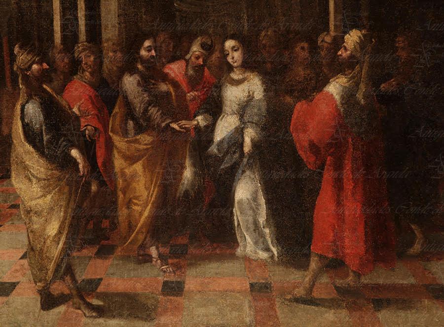 LOS DESPOSORIOS DE LA VIRGEN - MATIAS DE ARTEAGA Y ALFARO