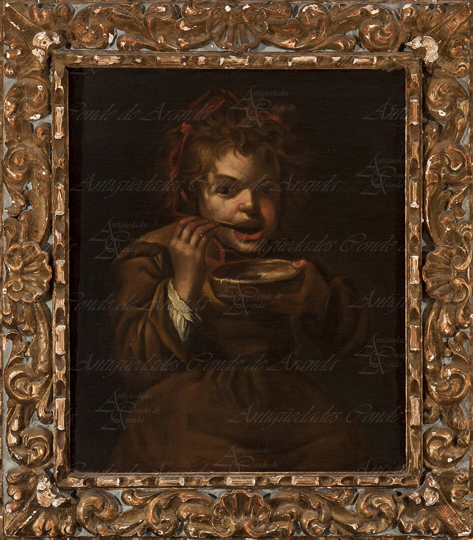 NIÑO COMIENDO - ANTONIO PUGA