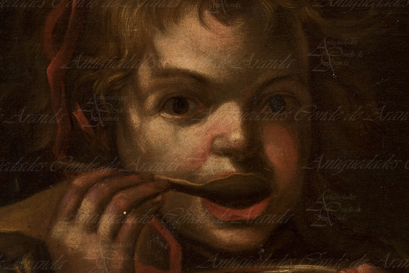 NIÑO COMIENDO - ANTONIO PUGA
