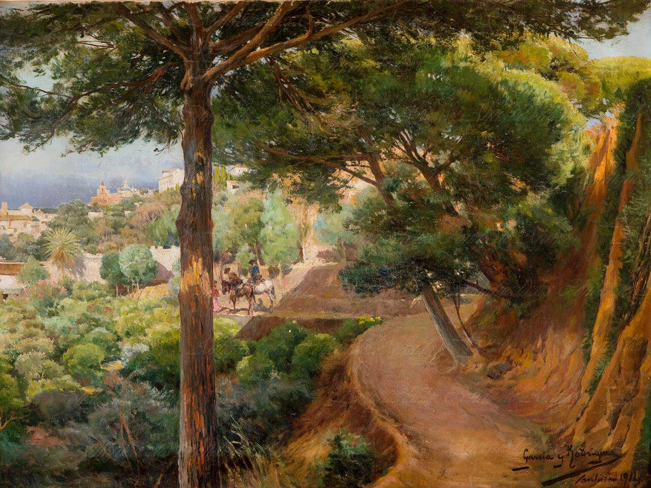 PAISAJE - MANUEL GARCIA Y RODRIGUEZ