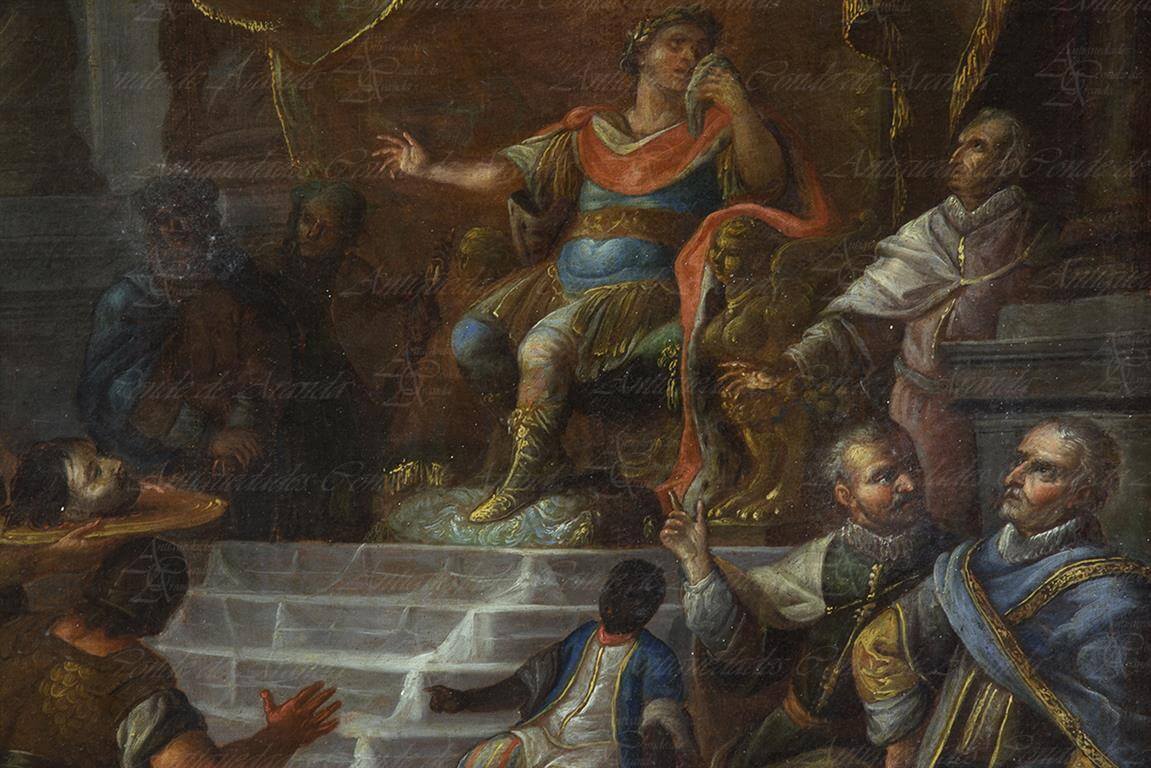 PRESENTACION CABEZA POMPEYO A JULIO CESAR - PEDRO RODRIGUEZ DE MIRANDA