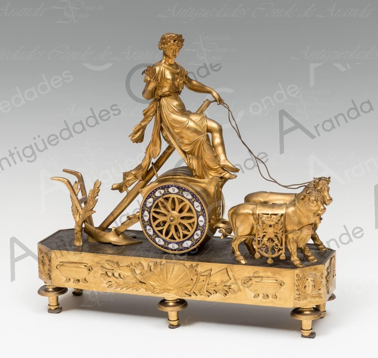 RELOJ DE SOBREMESA - FRANCIA S XIX