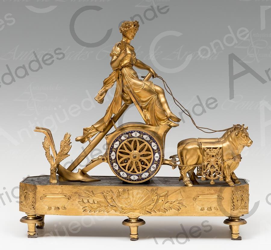 RELOJ DE SOBREMESA - FRANCIA S XIX