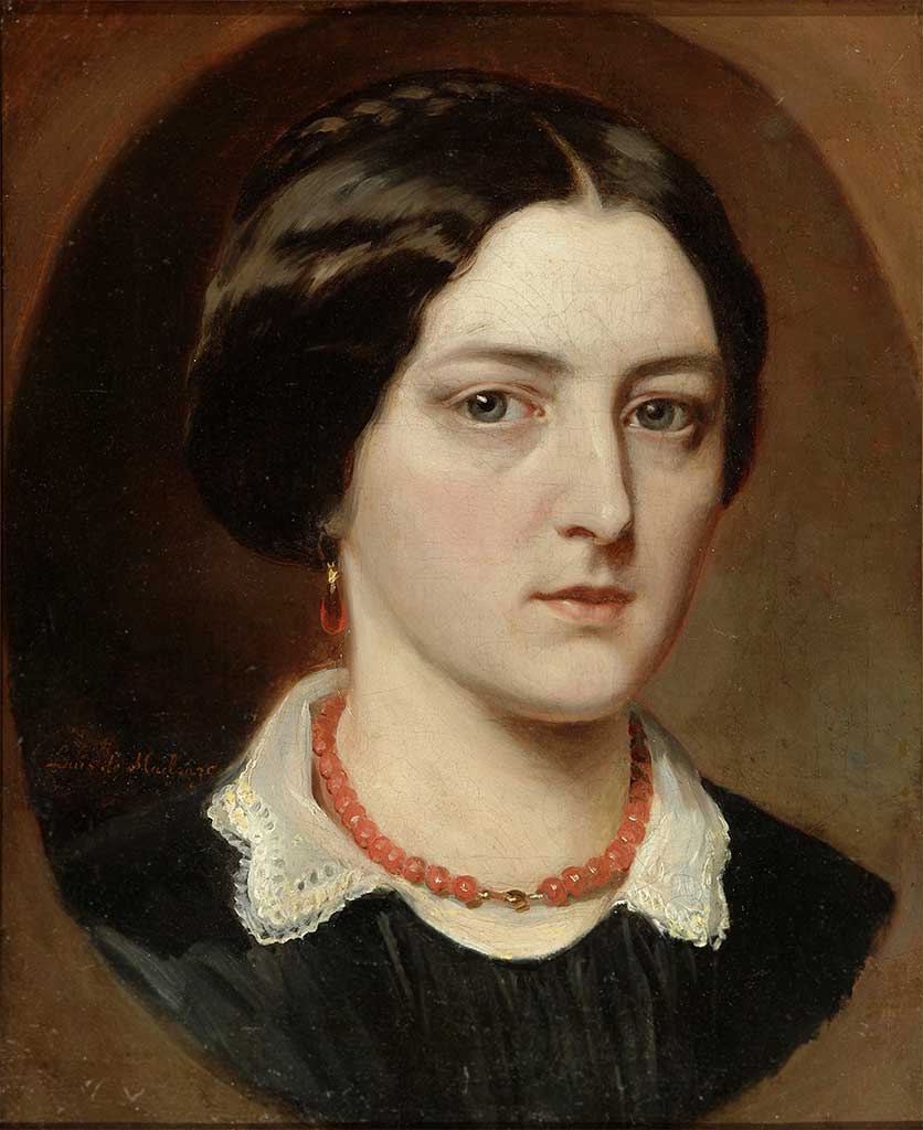 Retrato de dama<br> LUIS DE MADRAZO Y KUNTZ