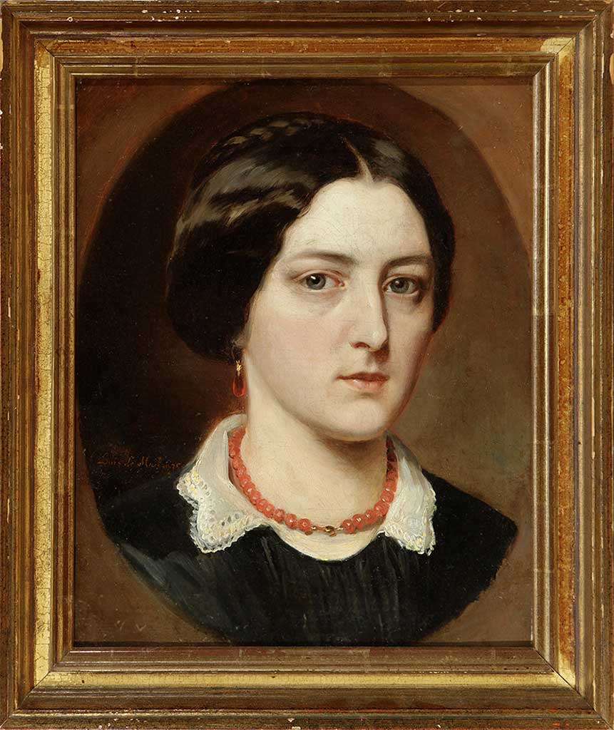 Retrato de dama<br> LUIS DE MADRAZO Y KUNTZ - Imagen 2