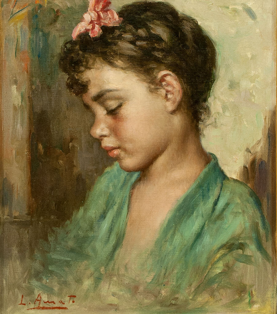 RETRATO DE NIÑA - LUIGI AMATO 1