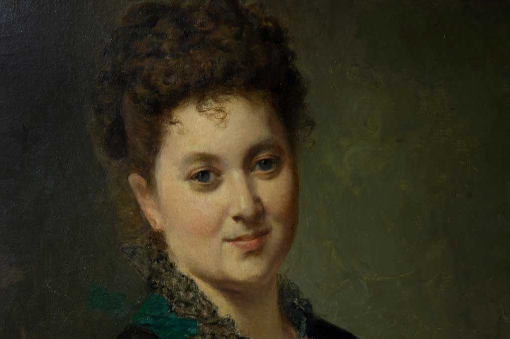Retrato femenino<br> FEDERICO DE MADRAZO - Imagen 3