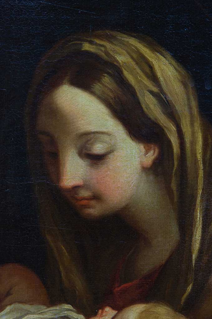 VIRGEN CON NIÑO - ATRIBUIDO A CARLOS MARATTA