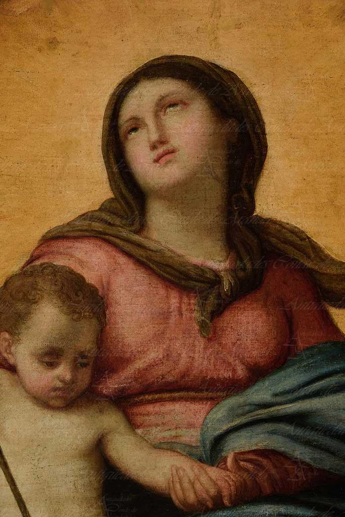 VIRGEN CON NIÑO - ESCUELA ITALIANA VIRGEN CON NIÑO - ESCUELA ITALIANA