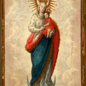 VIRGEN CON NIÑO - FRAY MIGUEL DE HERRERA
