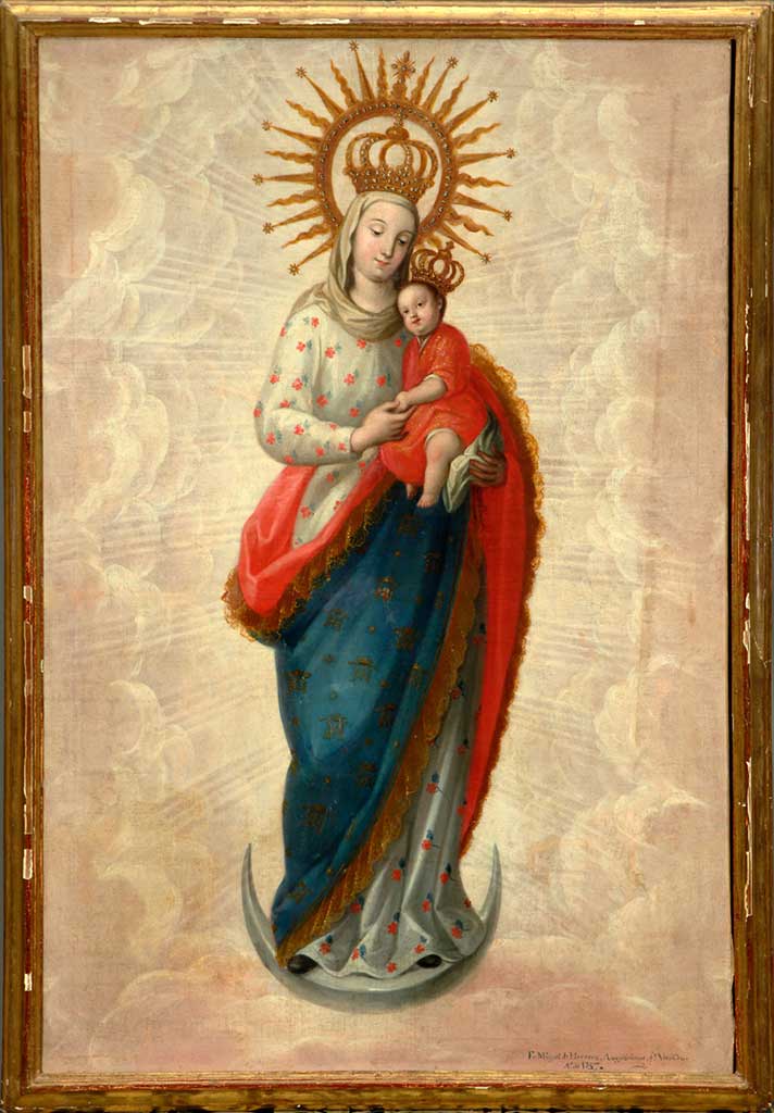 VIRGEN CON NIÑO - FRAY MIGUEL DE HERRERA