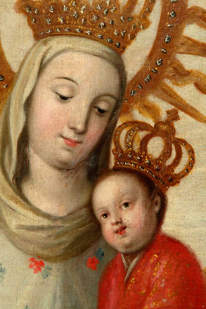 VIRGEN CON NIÑO - FRAY MIGUEL DE HERRERA VIRGEN CON NIÑO - FRAY MIGUEL DE HERRERA