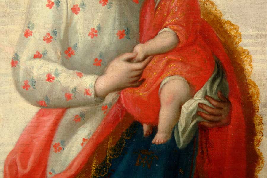 VIRGEN CON NIÑO - FRAY MIGUEL DE HERRERA VIRGEN CON NIÑO - FRAY MIGUEL DE HERRERA