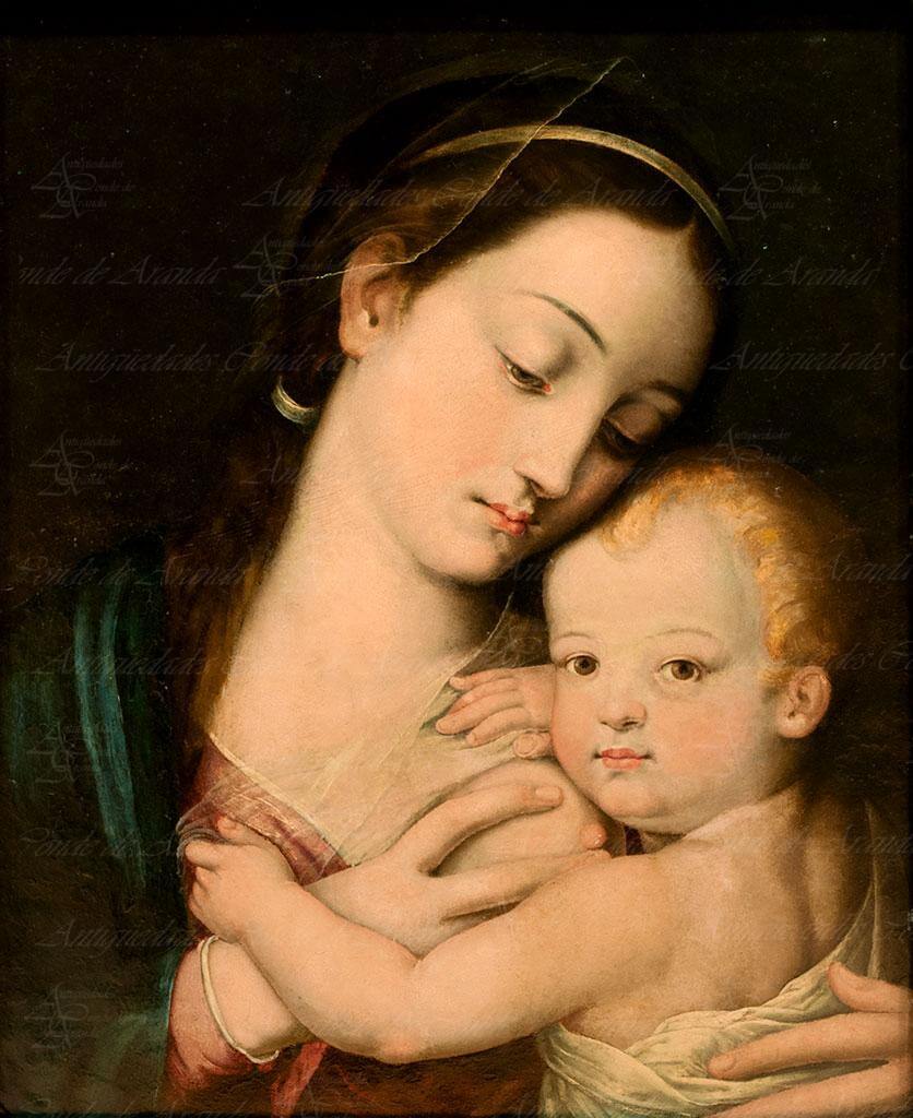 VIRGEN DE LA LECHE - ATRIBUIDO A MATEO PÉREZ DE ALESIO