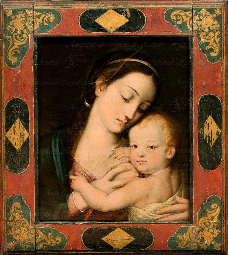 VIRGEN DE LA LECHE - ATRIBUIDO A MATEO PÉREZ DE ALESIO