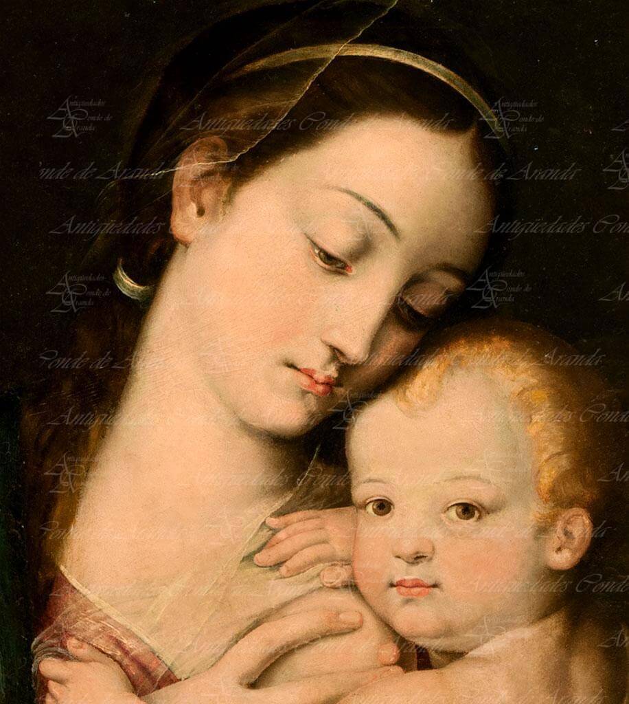 VIRGEN DE LA LECHE - ATRIBUIDO A MATEO PÉREZ DE ALESIO