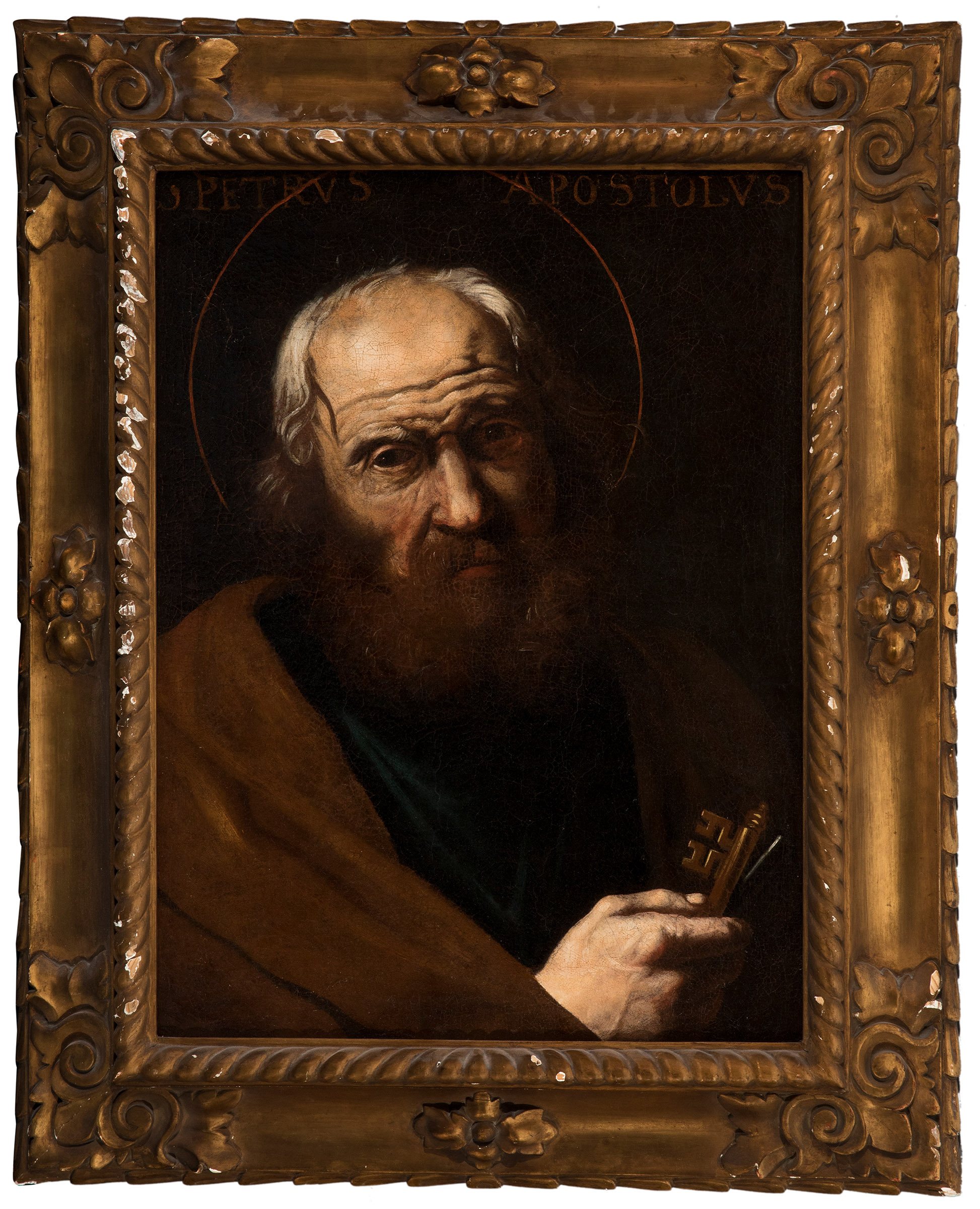 Pintura Escuela Española siglo xvii San Pedro