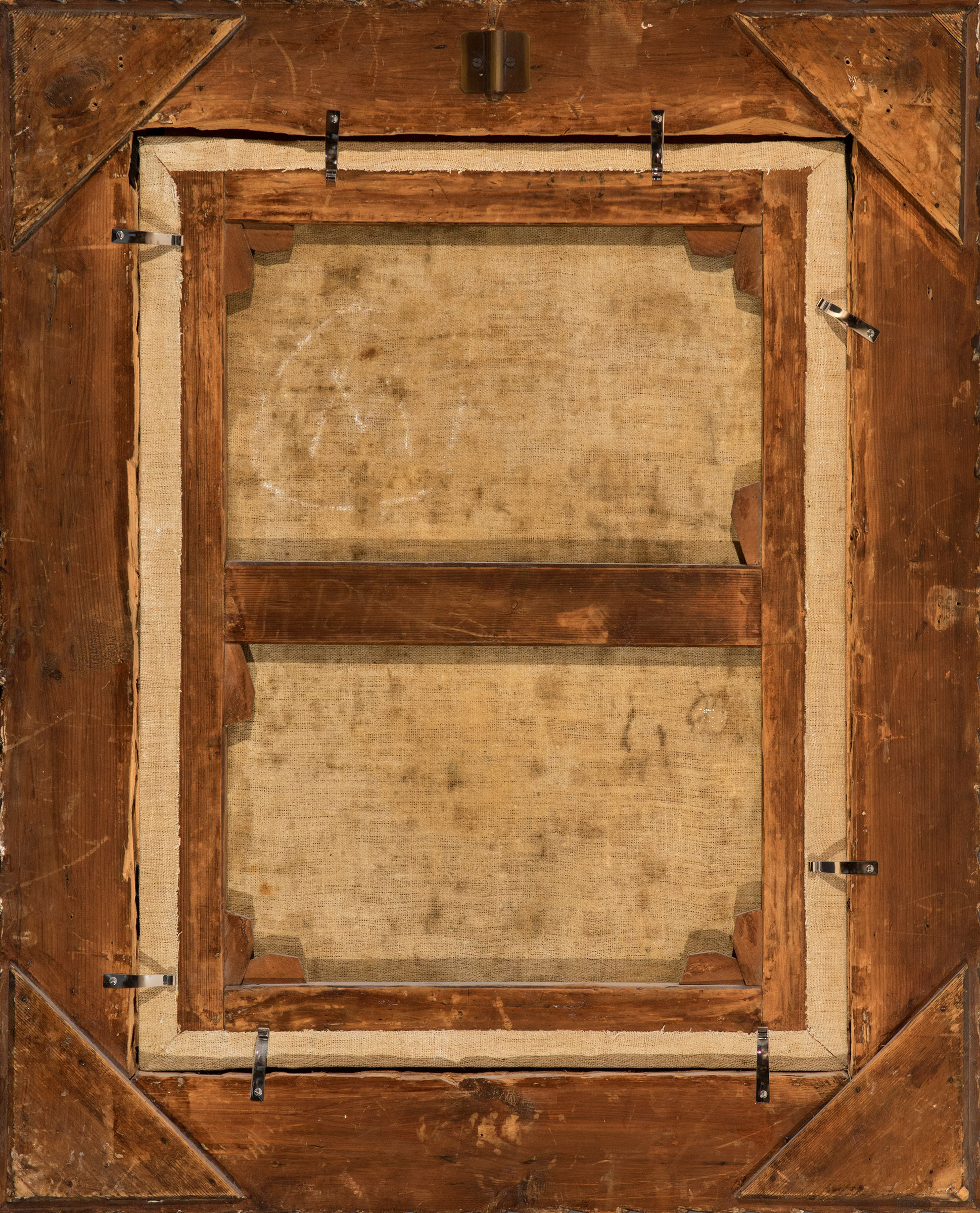 parte posterior cuadro san pedro escuela española siglo xvii