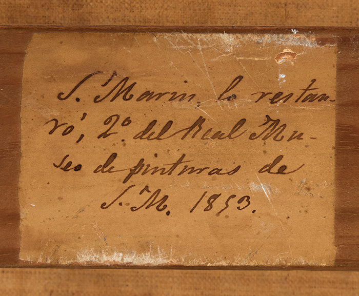 Cuadro "Jóven Napolitana" siglo XIX de la Escuela Italiana - Imagen 4